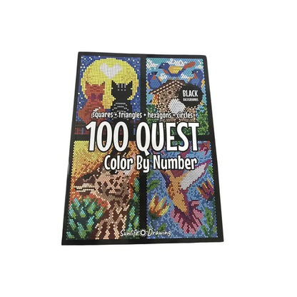 100 QUEST Color by Numbers Book