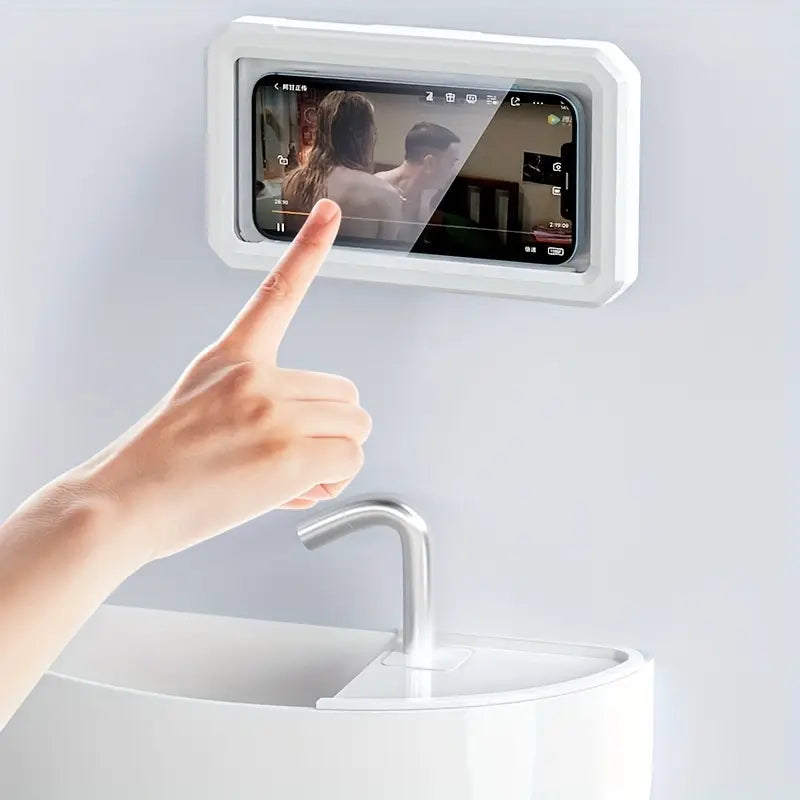 shower phone cover holder