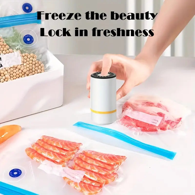 mini handheld food vacuum sealer