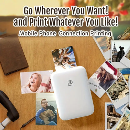 Wireless Portable Photo Printer Mini Color Printer