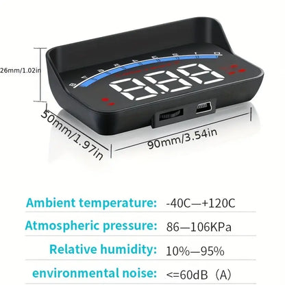 Car Heads Up Display Fully compatible with OBD+GPS dual system, suitable for any car  6 reviews