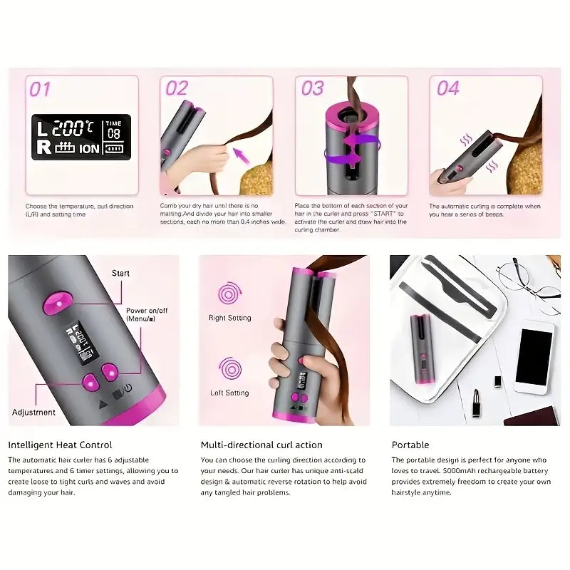 1 pc automatic haircurler for wonderful looks