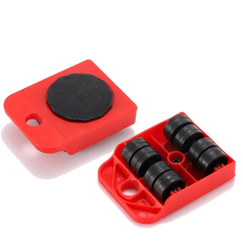 Heavy Furniture Mover Roller Set with Lifter Tool