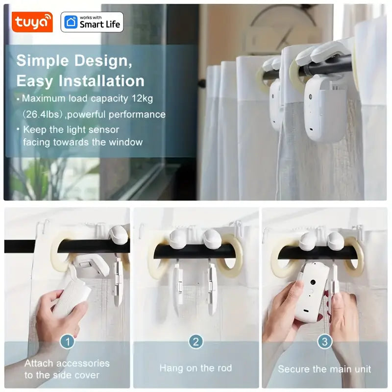 smart wifi auto curtain opener