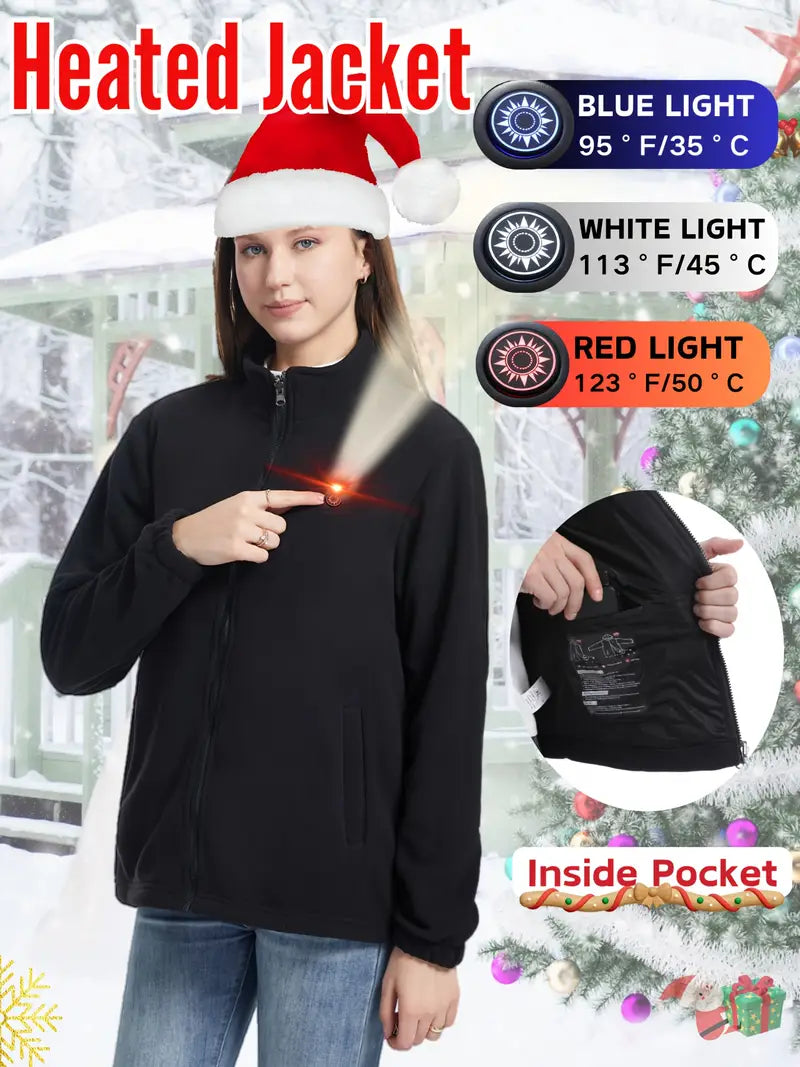 Women-heated jacket