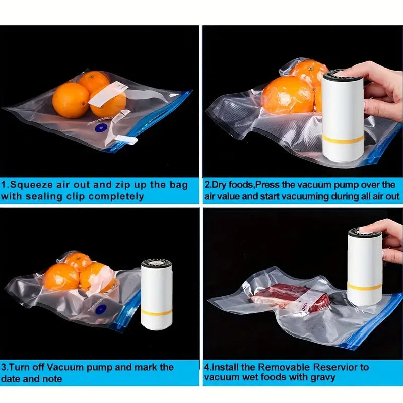 mini handheld food vacuum sealer